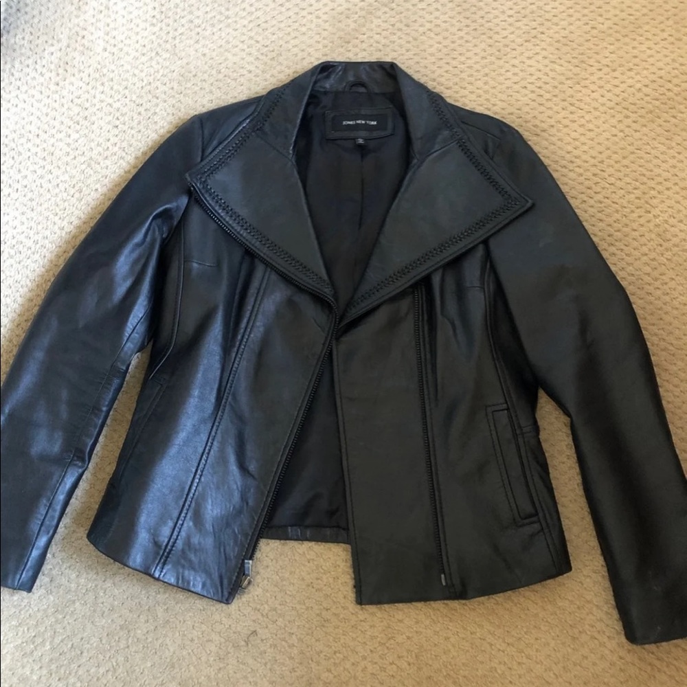 Jones New York Leather Jacket